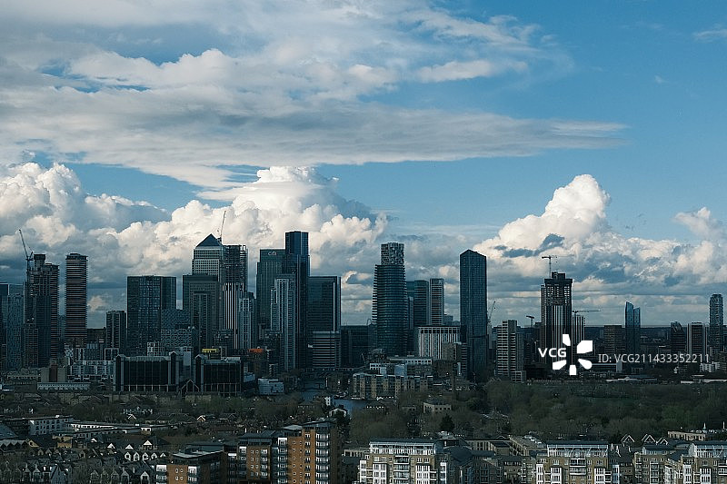 城市天际线风光图片素材