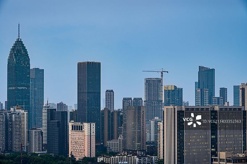 城市天际线风光图片素材