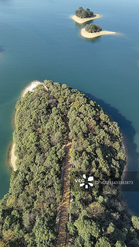 江西庐山西海图片素材