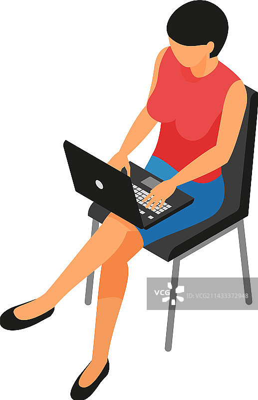 2.5D自由职业者图片素材