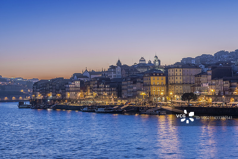 杜罗河畔日落图片素材