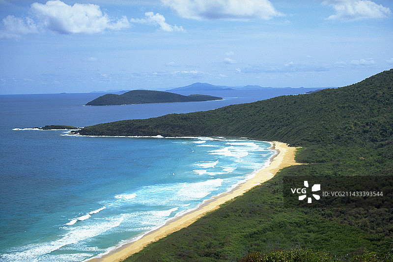 库莱布拉岛的雷萨卡海滩图片素材
