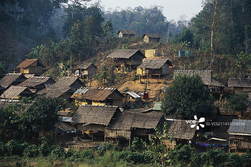 泰国北部帕当村图片素材