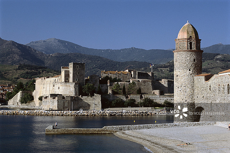 皇家城堡和天使圣母院图片素材