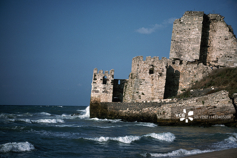黑海沿岸锡诺普城墙图片素材