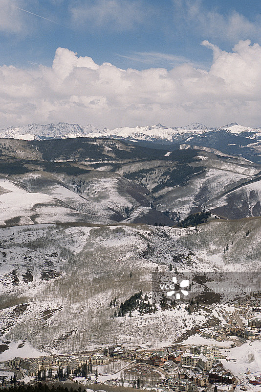 海狸溪滑雪场的山坡图片素材