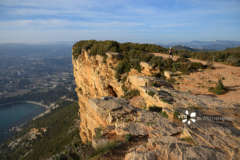 卡奈角海岬，卡西斯普罗旺斯图片素材