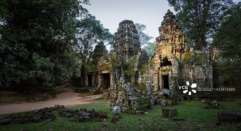 柬埔寨圣剑寺图片素材