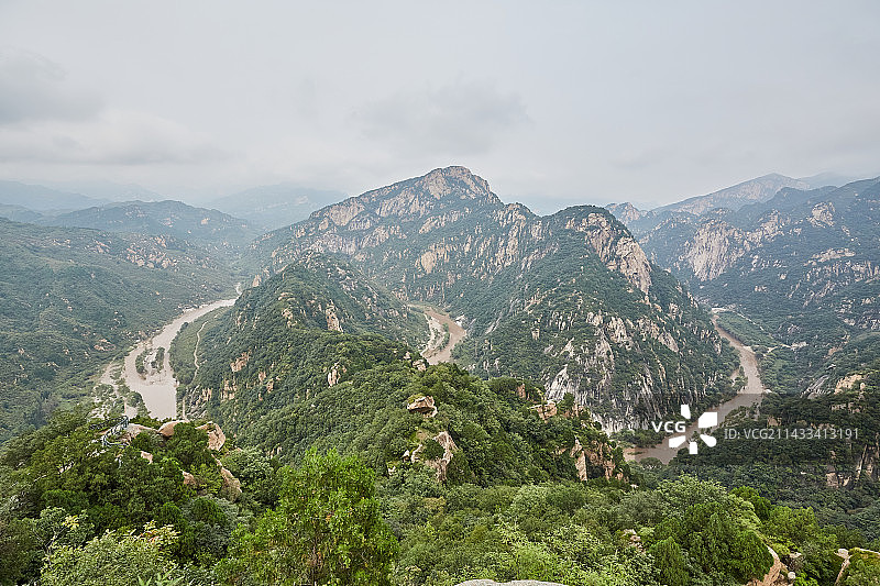 北京白河峡谷风景图片素材