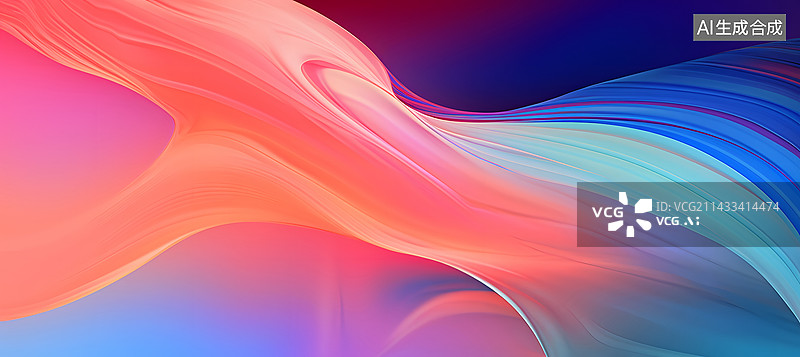 【AI数字艺术】抽象流动液体背景素材，3D渲染抽象流体背景图片素材