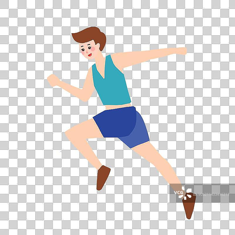 运动小人图片素材