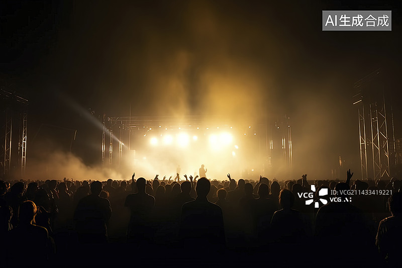 【AI数字艺术】摇滚音乐节图片素材