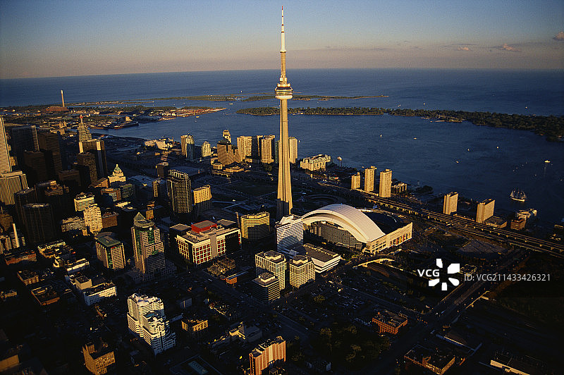 多伦多鸟瞰图图片素材