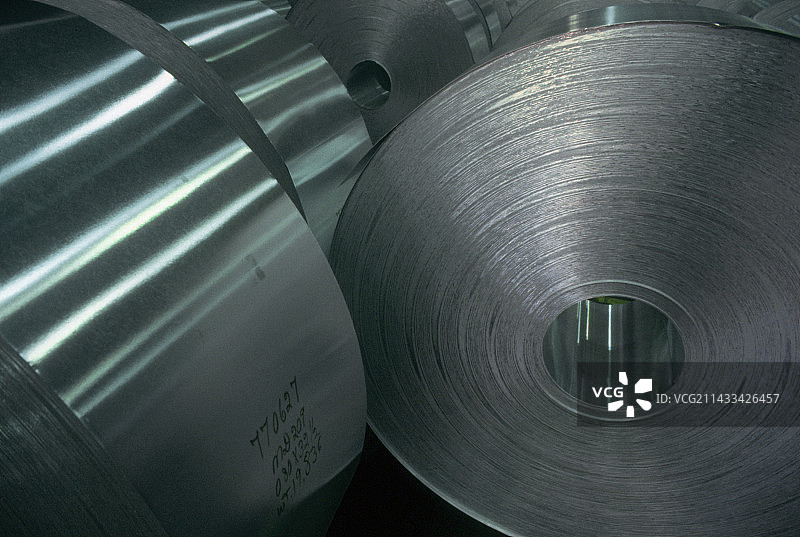 卷状再生铝板图片素材