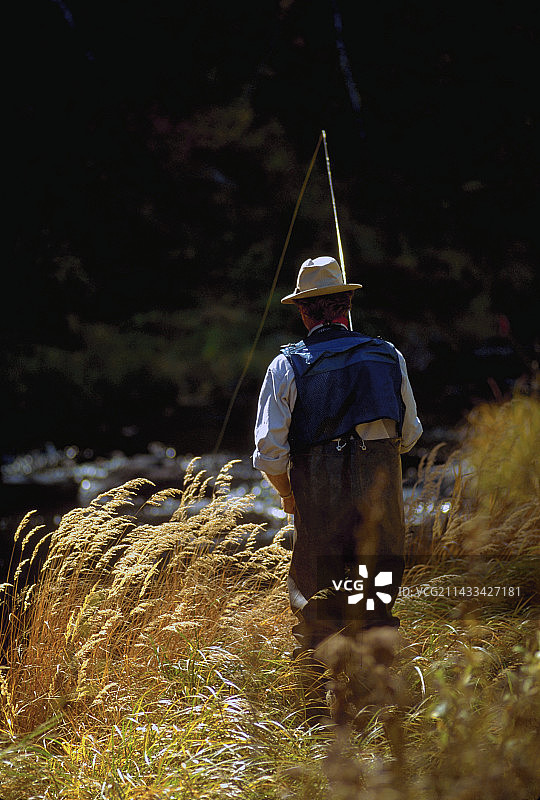 黑山地区的飞蝇钓图片素材