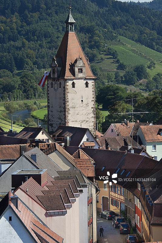 德国根根巴赫金齐希塔尔景色图片素材
