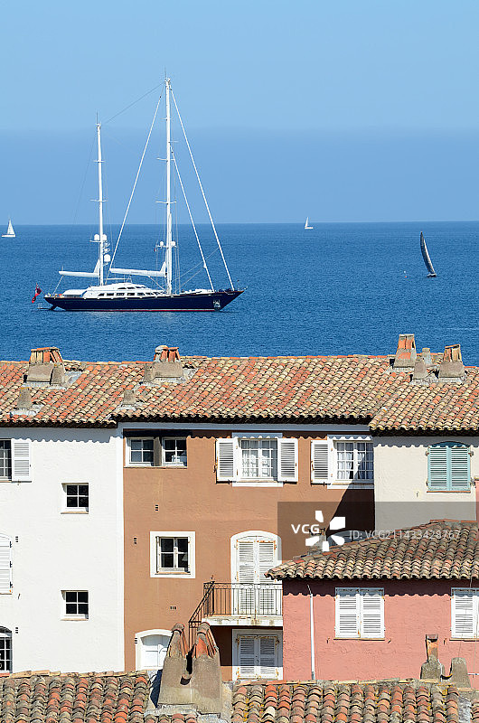 瓦尔省格里莫港风光图片素材
