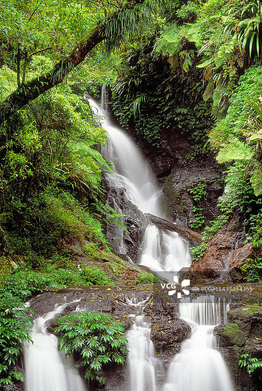 雷明顿国家公园的埃拉巴纳瀑布图片素材
