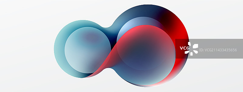 流体抽象背景圆形和圆形图片素材