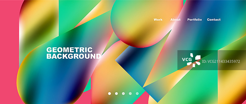 Glassmorphism登陆页背景模板图片素材