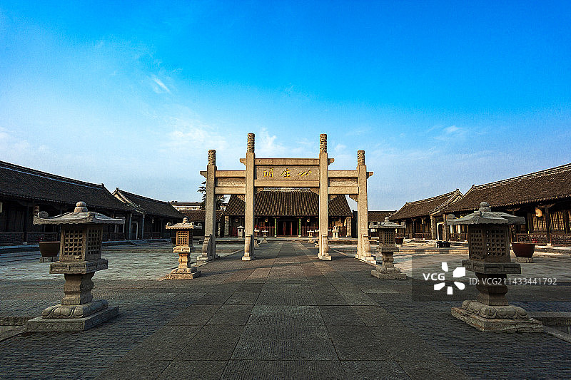 淮安府衙，是运河沿线仅存的明、清府衙图片素材