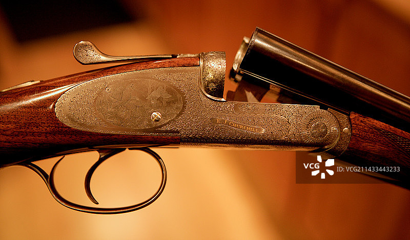 丘吉尔步枪细节图片素材