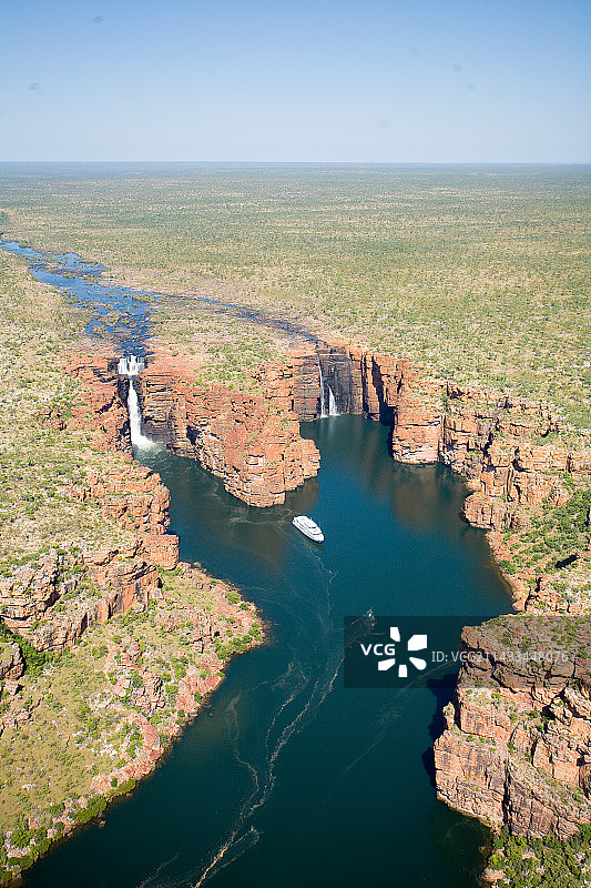 西澳大利亚的金乔治河图片素材