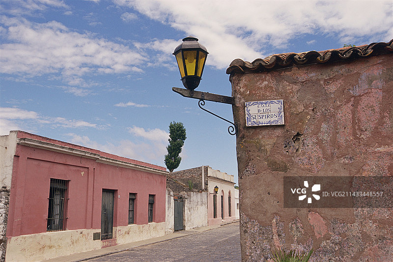 葡萄牙 Colonia 古老港口的街道图片素材