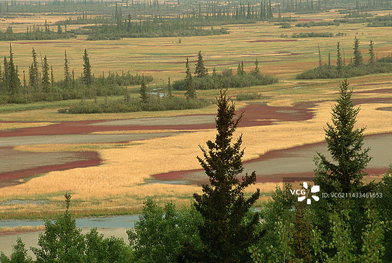 盐滩瞭望点图片素材