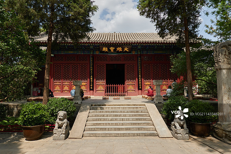 春日里的北京法源寺图片素材