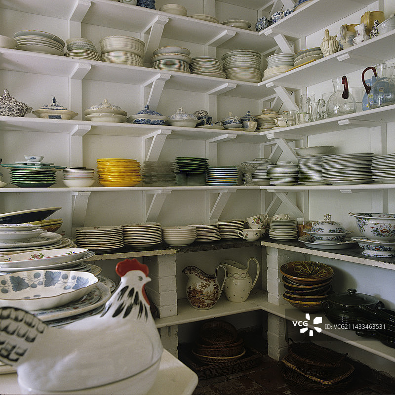 18世纪乡村住宅修复图片素材