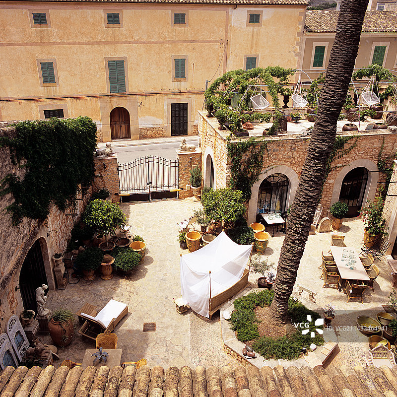 18世纪马略卡岛庄园图片素材