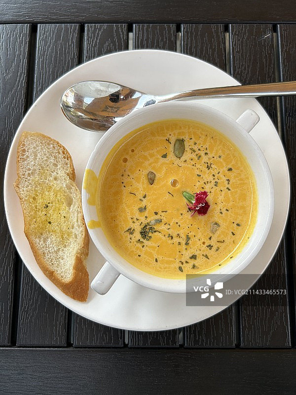 奶油汤图片素材