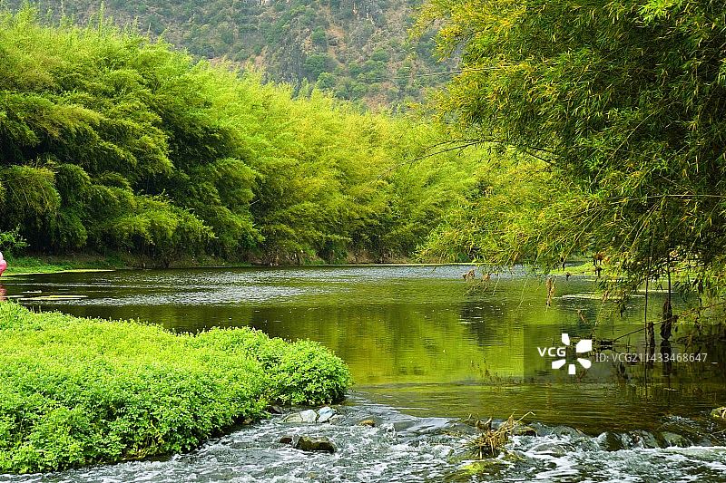 初夏，禄丰九渡图片素材