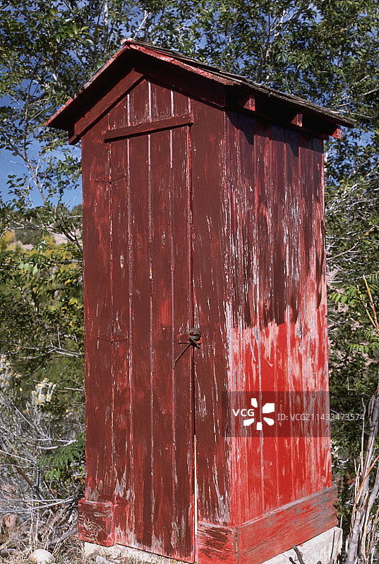 红色小屋图片素材