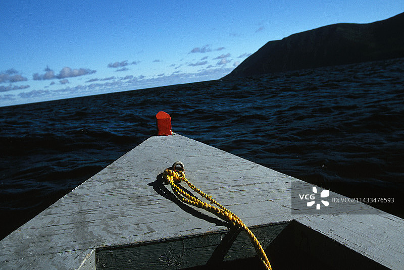 小艇船头图片素材