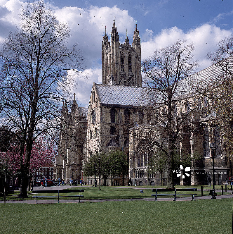 英国坎特伯雷大教堂图片素材