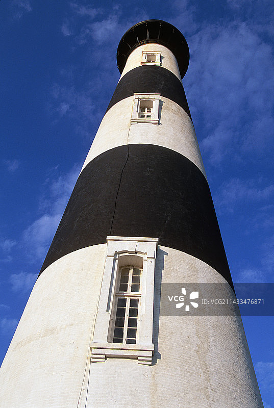 黑白灯塔图片素材