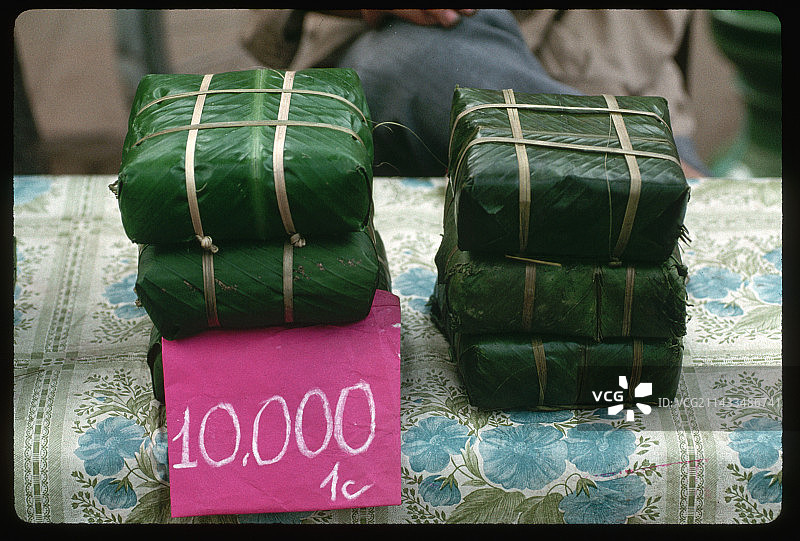 春节期间出售的米糕图片素材