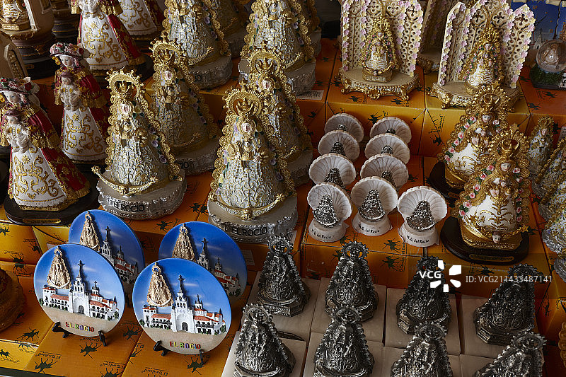 “白鸽”圣维尔根·德尔罗西奥的纪念品图片素材