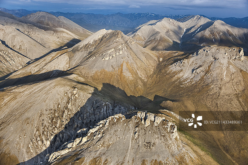 戴维森山脉航拍图片素材