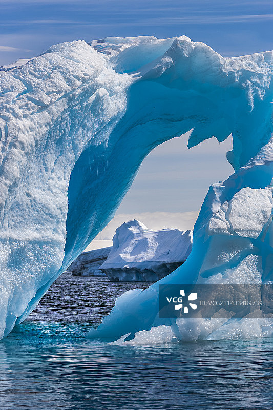南极洲的冰山图片素材
