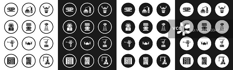 无人机配送概念机器人图片素材