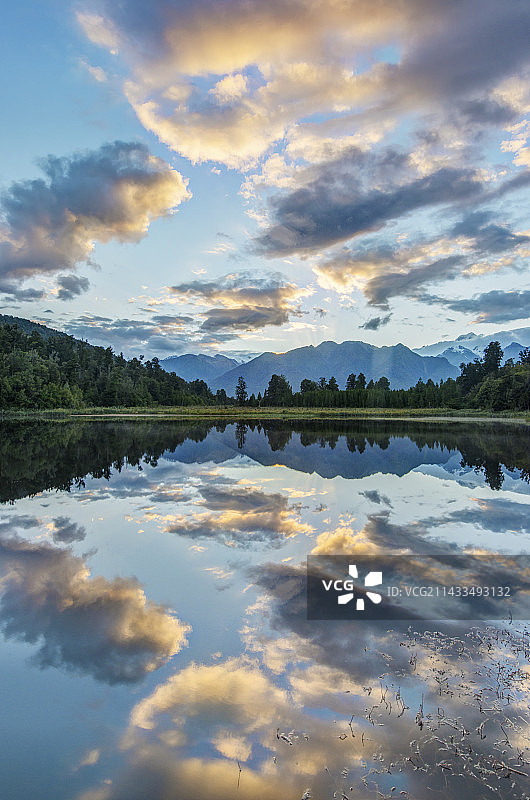 马修森湖黎明景色图片素材