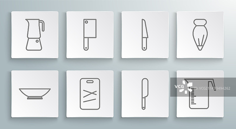 碗绞肉机砧板刀图片素材