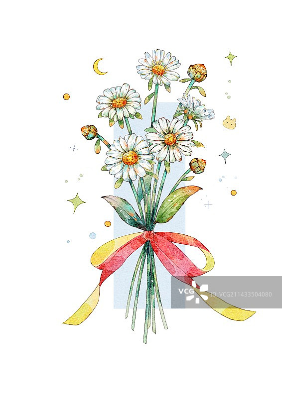 一束小雏菊图片素材