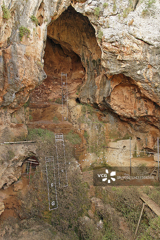 瓦迪米阿洛特附近的史前洞穴图片素材