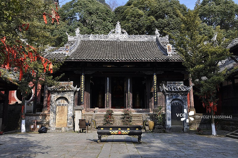 绵阳江油窦团山云岩寺图片素材