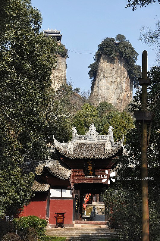 绵阳江油窦团山云岩寺图片素材