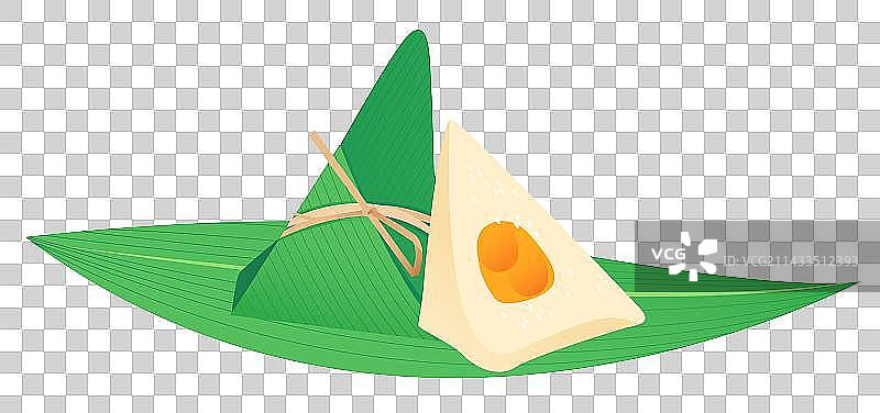 端午节雄黄酒粽子咸鸭蛋福袋矢量插画元素图片素材